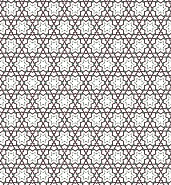 Kusursuz Vektör Deseni. Geometrik Süsleme Biçiminde Arkaplan DokusuName.