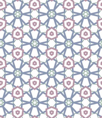 Kusursuz Vektör Deseni. Geometrik Süsleme Biçiminde Arkaplan DokusuName.