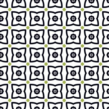 Kusursuz Vektör Deseni. Geometrik Süsleme Biçiminde Arkaplan DokusuName.