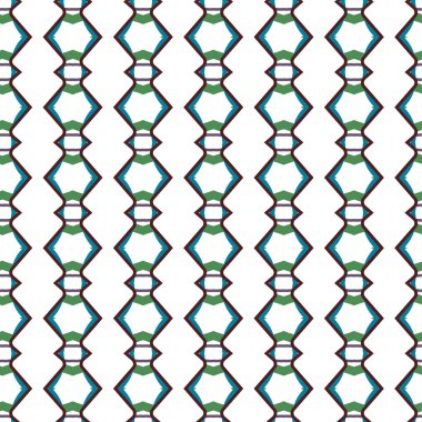 Kusursuz Vektör Deseni. Geometrik Süsleme Biçiminde Arkaplan DokusuName.