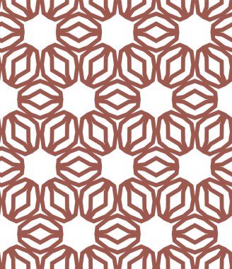 Kusursuz Vektör Deseni. Geometrik Süsleme Biçiminde Arkaplan DokusuName.
