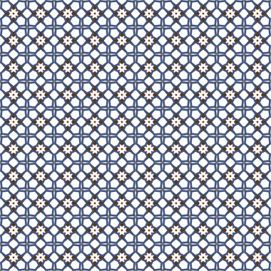 Kusursuz Vektör Deseni. Geometrik Süsleme Biçiminde Arkaplan DokusuName.