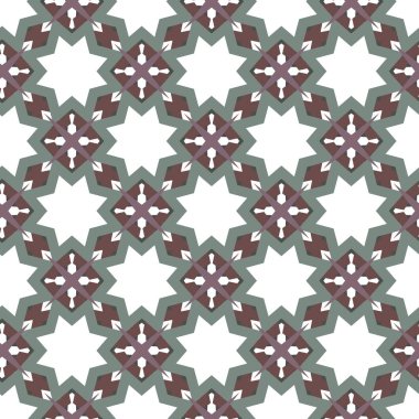 Kusursuz Vektör Deseni. Geometrik Süsleme Biçiminde Arkaplan DokusuName.