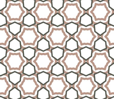 Kusursuz Vektör Deseni. Geometrik Süsleme Biçiminde Arkaplan DokusuName.