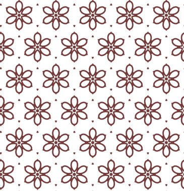 geometrik süsleme biçiminde kusursuz vektör deseni