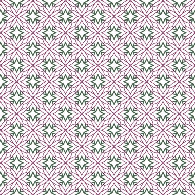 geometrik süsleme biçiminde kusursuz vektör deseni