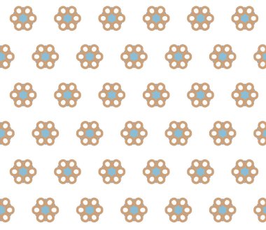 geometrik süsleme biçiminde kusursuz vektör deseni