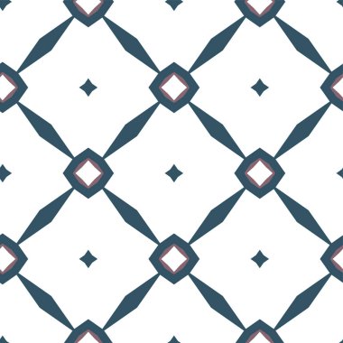 geometrik süsleme biçiminde kusursuz vektör deseni