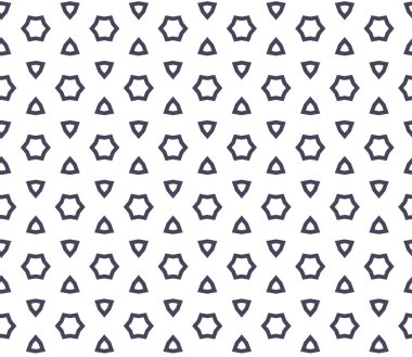 geometrik süsleme biçiminde kusursuz vektör deseni