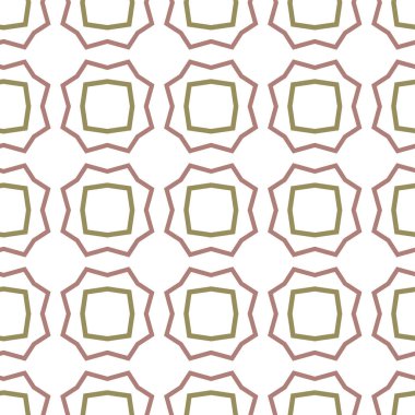 Geometrik süslemeli vektör deseni. Kusursuz tasarım dokusu.