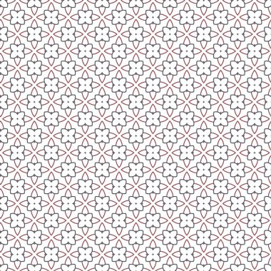 Kusursuz Vektör Deseni. Geometrik Süsleme Biçiminde Arkaplan DokusuName.