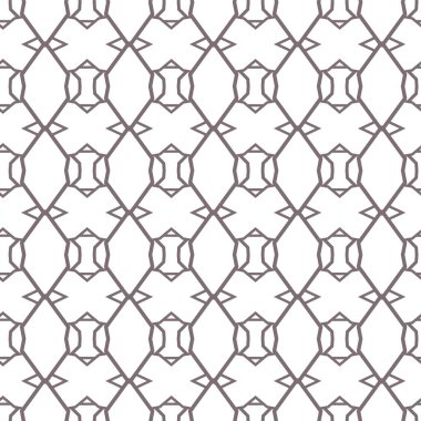 geometrik süsleme biçiminde kusursuz vektör deseni