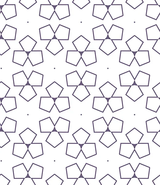 Naadloze Vector Patroon Geometrische Ornamentale Stijl — Stockvector