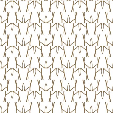 Dikişsiz geometrik süs vektör deseni. Soyut arka plan