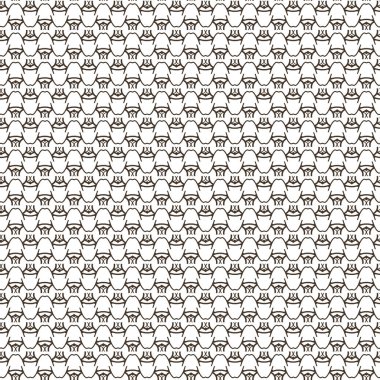 Dikişsiz geometrik süs vektör deseni. Soyut arka plan