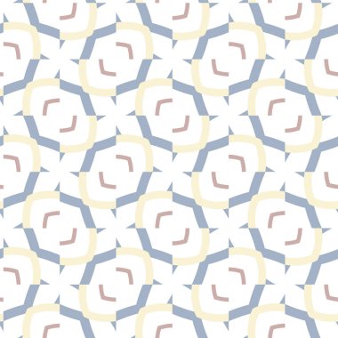 Kusursuz Vektör Deseni. Geometrik Süsleme Biçiminde Arkaplan DokusuName.