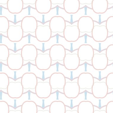 geometrik süsleme biçiminde kusursuz vektör deseni