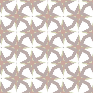 geometrik süsleme biçiminde kusursuz vektör deseni