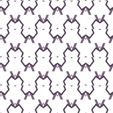 Dikişsiz geometrik süs vektör deseni. Soyut arka plan