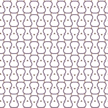 Geometrik süslemeli vektör deseni. Kusursuz tasarım dokusu.