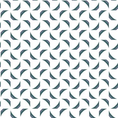 Geometrik süslemeli vektör deseni. Kusursuz tasarım dokusu.