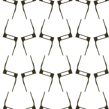 Geometrik süslemeli vektör deseni. Kusursuz tasarım dokusu.