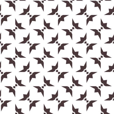 Geometrik süslemeli vektör deseni. Kusursuz tasarım dokusu.