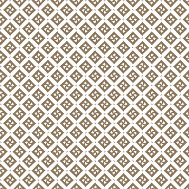 Geometrik süslemeli vektör deseni. Kusursuz tasarım dokusu.