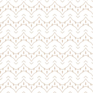 Geometrik süslemeli vektör deseni. Kusursuz tasarım dokusu.