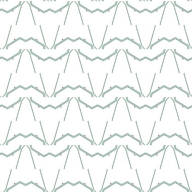 Geometrik süslemeli vektör deseni. Kusursuz tasarım dokusu.