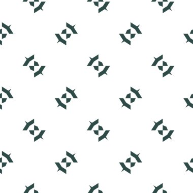 Dikişsiz geometrik süs vektör deseni. Soyut arka plan