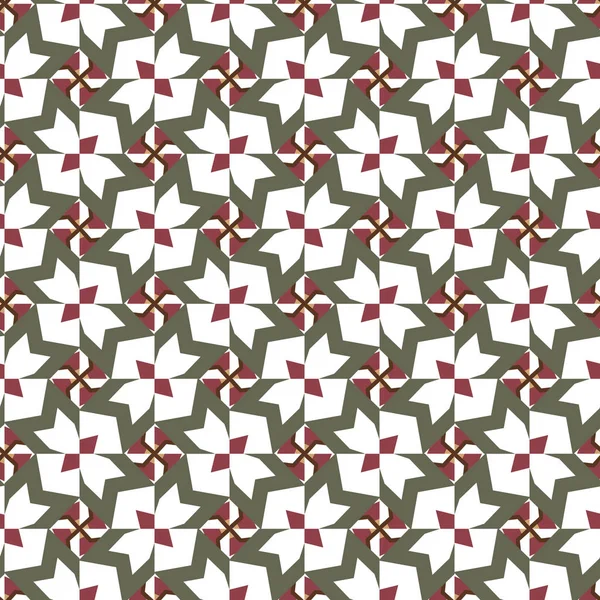 Patrón Vectorial Ornamental Geométrico Textura Diseño Sin Costuras — Vector de stock