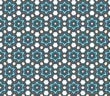 Dikişsiz geometrik süs vektör deseni. Soyut arka plan