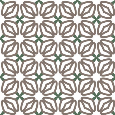 Dikişsiz geometrik süs vektör deseni. Soyut arka plan