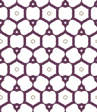 Dikişsiz geometrik süs vektör deseni. Soyut arka plan