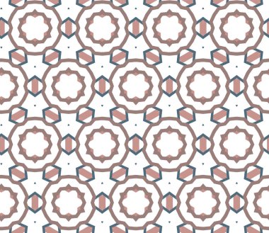 Kusursuz Vektör Deseni. Geometrik Süsleme Biçiminde Arkaplan DokusuName.