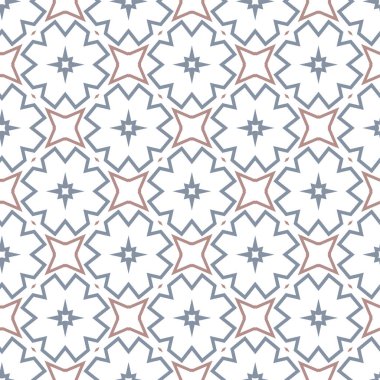 Geometrik süslemeli vektör deseni. Kusursuz tasarım dokusu.