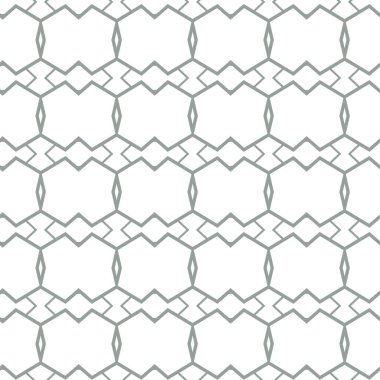 Geometrik süslemeli vektör deseni. Kusursuz tasarım dokusu.