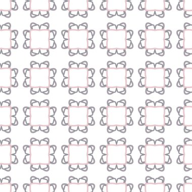 Geometrik süslemeli vektör deseni. Kusursuz tasarım dokusu.