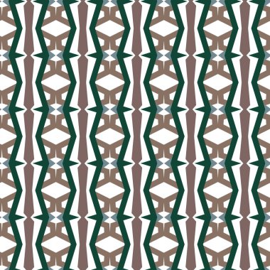 Dikişsiz geometrik süs vektör deseni. Soyut arka plan