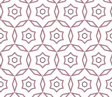 Kusursuz Vektör Deseni. Geometrik Süsleme Biçiminde Arkaplan DokusuName.