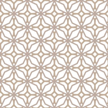 Dikişsiz geometrik süs vektör deseni. Soyut arka plan