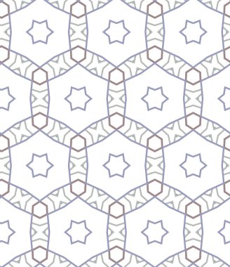 Dikişsiz geometrik süs vektör deseni. Soyut arka plan