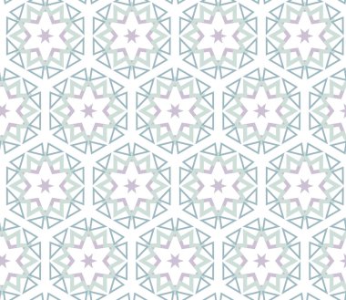 Dikişsiz geometrik süs vektör deseni. Soyut arka plan