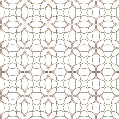 Dikişsiz geometrik süs vektör deseni. Soyut arka plan