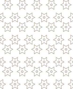 Dikişsiz geometrik süs vektör deseni. Soyut arka plan