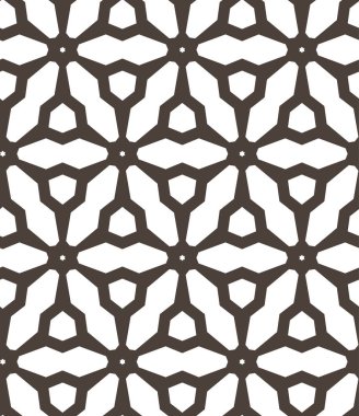 Dikişsiz geometrik süs vektör deseni. Soyut arka plan