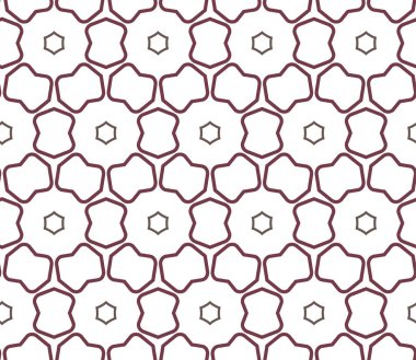 Dikişsiz geometrik süs vektör deseni. Soyut arka plan