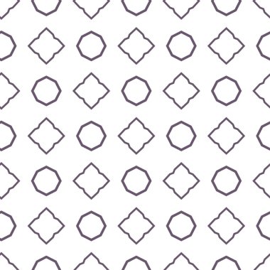 Dikişsiz geometrik süs vektör deseni. Soyut arka plan