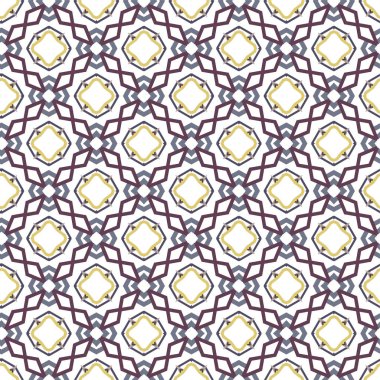 Dikişsiz geometrik süs vektör deseni. Soyut arka plan